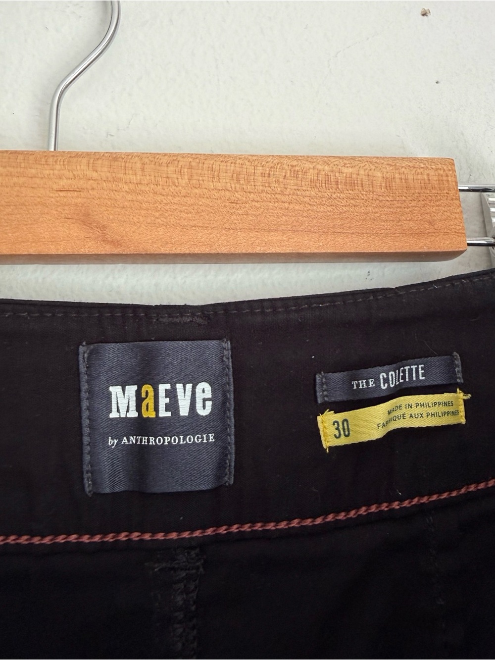 Maeve Anthropologie The Colette Magic Fabric Full-Length Pants in Black - Picture 10 of 10